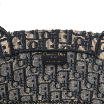 Christian Dior Oblique Large Book Tote Blue Multicolor 6 of 8
