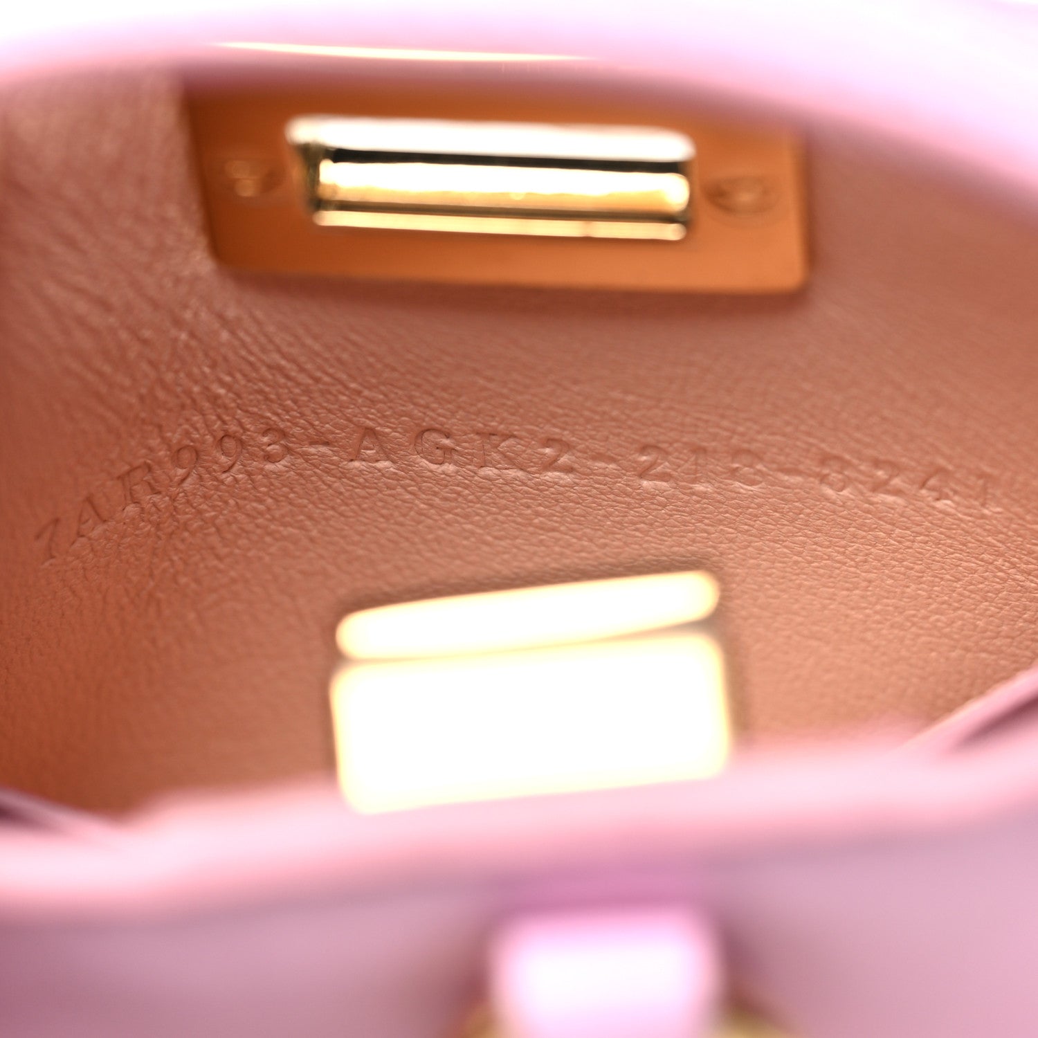 Fendi Nappa Sigma Pico Peekaboo Charm Lavanda 10 of 10