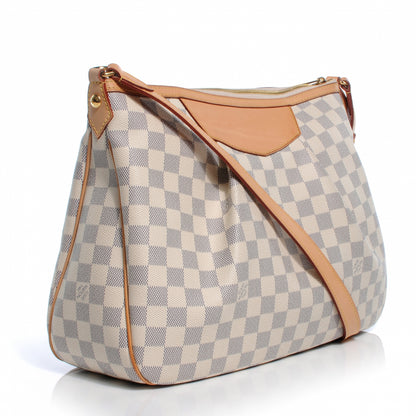 Louis Vuitton Damier Azur Siracusa MM 3 of 7