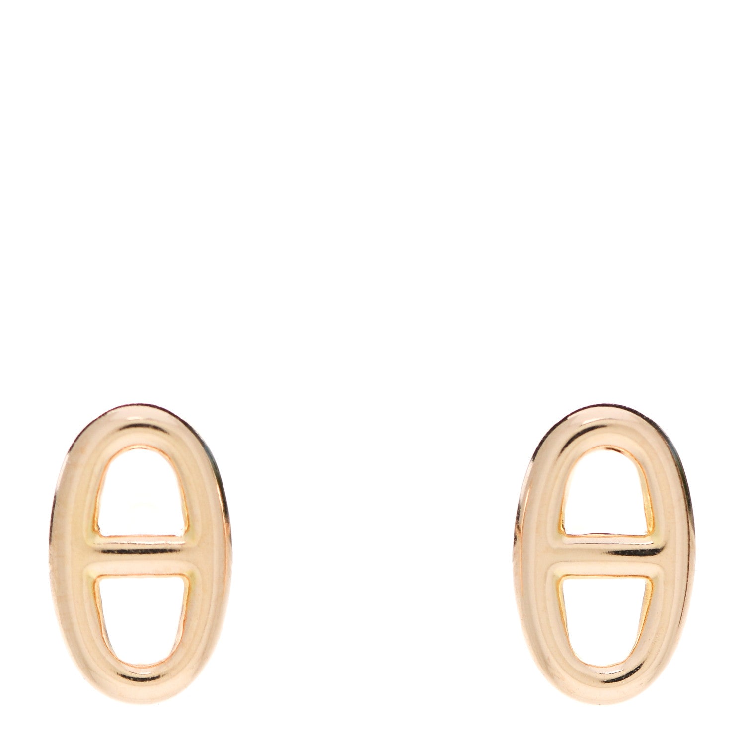 Hermes 18K Rose Gold TPM Farandole Stud Earrings 1 of 6
