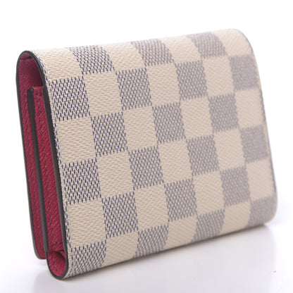 Louis Vuitton Damier Azur 2017 Christmas Animation Victorine Wallet 3 of 7