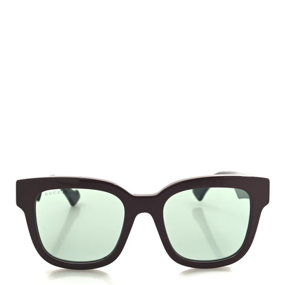 Gucci Rectangle 52mm Frame Sunglasses GG0998S Burgundy 2 of 6