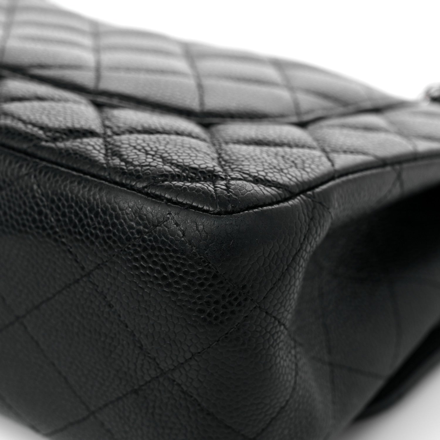 Chanel Caviar Quilted Jumbo Double Flap Black 11 of 17