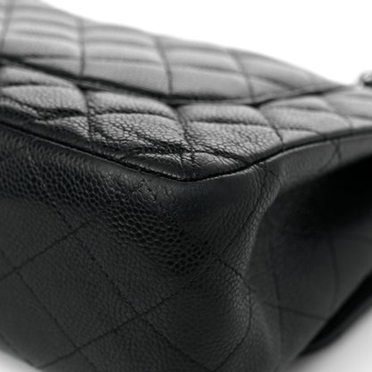 Chanel Caviar Quilted Jumbo Double Flap Black 11 of 17