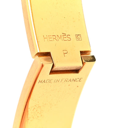 Hermes Enamel Narrow Clic Clac H Bracelet PM Bleu Azure 5 of 5