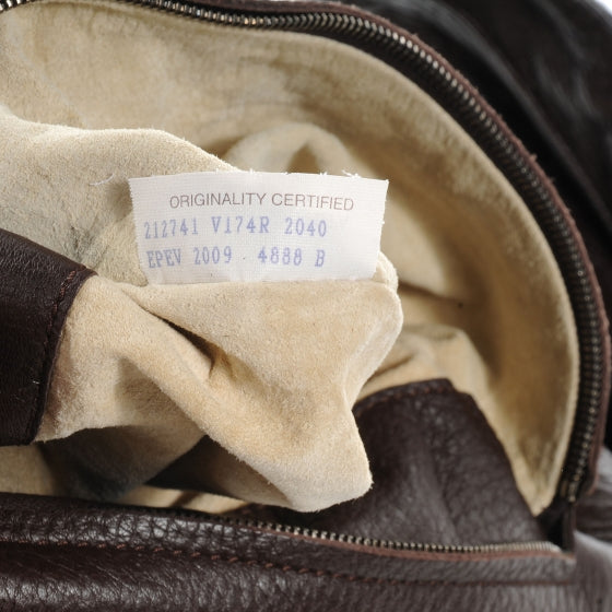 Cervo Deerskin Hobo Ebano
