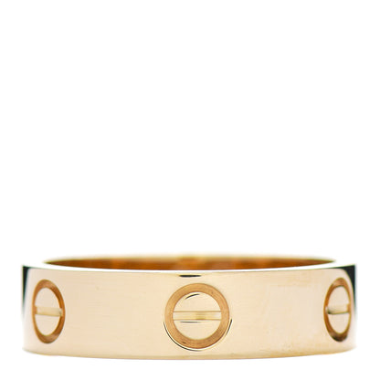 Cartier 18K Yellow Gold 5.5mm LOVE Ring 58 8.5 3 of 4