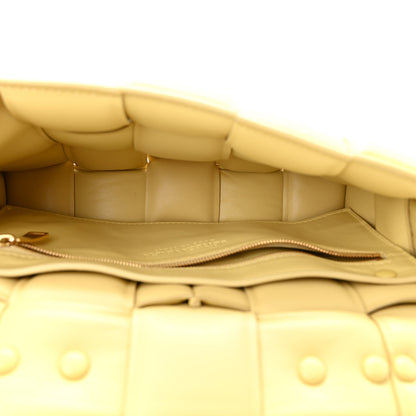 Bottega Veneta Lambskin Maxi Intreccio Padded Chain Cassette Crossbody Bag Butter 5 of 9