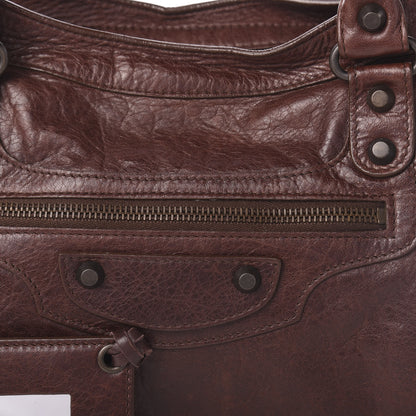 Balenciaga Agneau Classic Hardware City Cigare Fonce 9 of 11