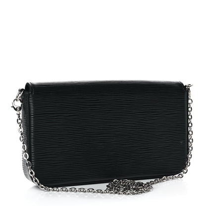 Louis Vuitton Epi Pochette Felicie Black 3 of 11