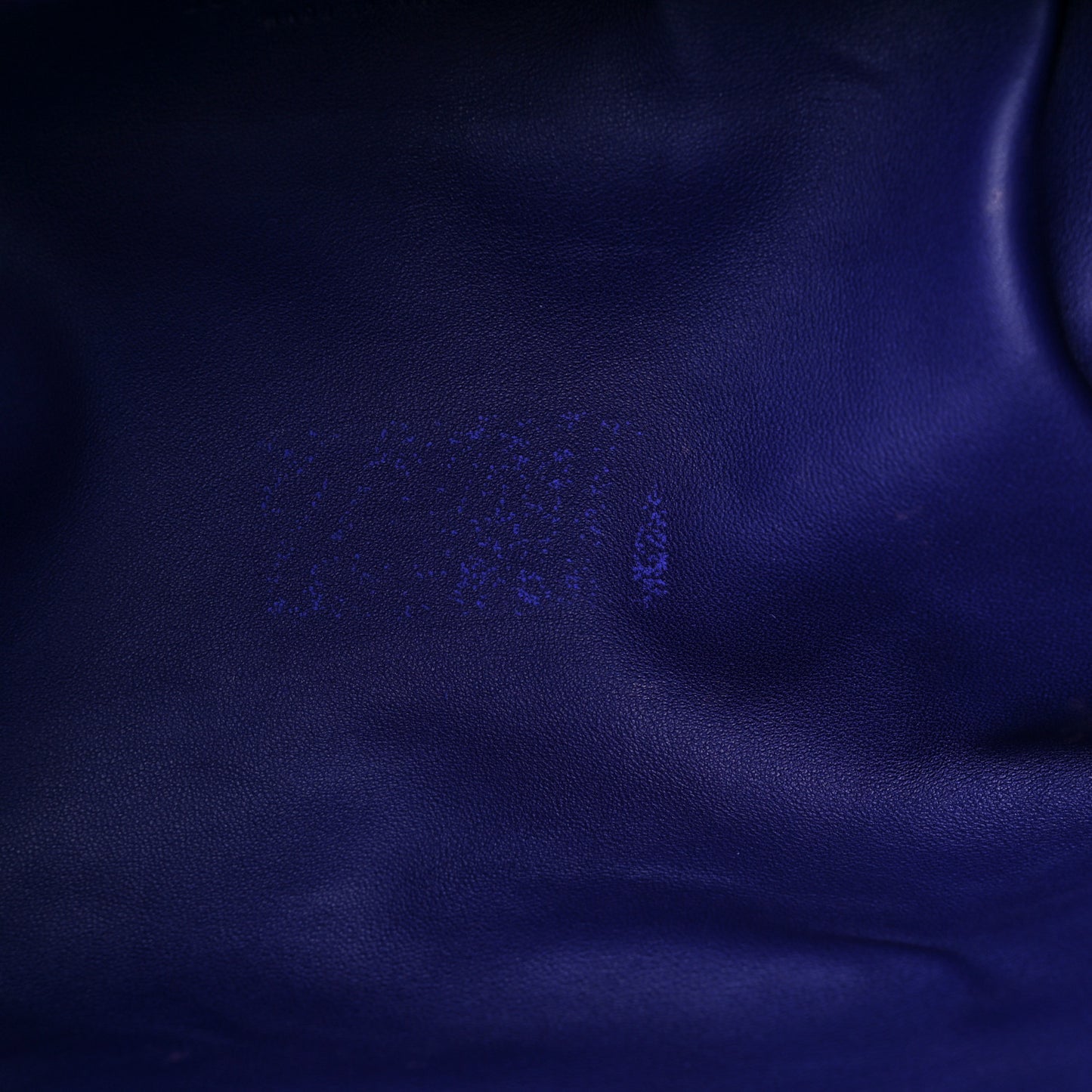 Metallic Crinkled Lambskin The Pouch Viola