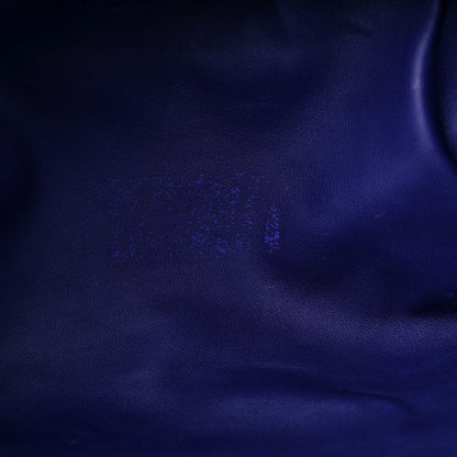 Bottega Veneta Metallic Crinkled Lambskin The Pouch Viola 9 of 14