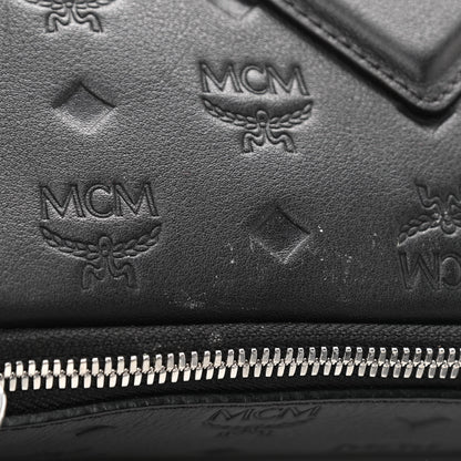 MCM Calfskin Ottomar Monogram Fursten Belt Bag Black 10 of 10