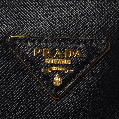 Prada Saffiano Large Galleria Double Zip Tote Black 6 of 15