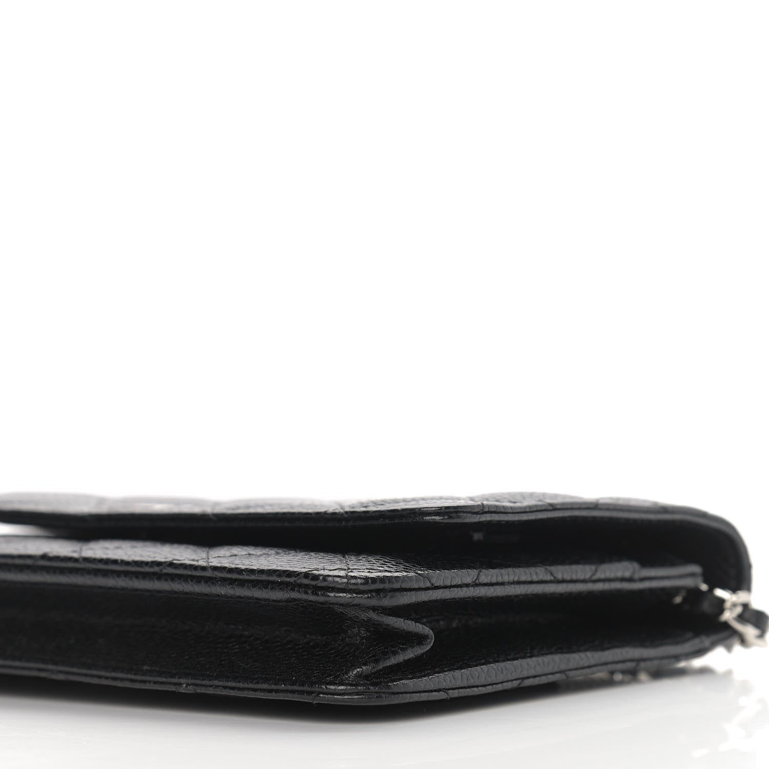 Chanel Caviar Quilted Wallet On Chain WOC Black 13 of 13