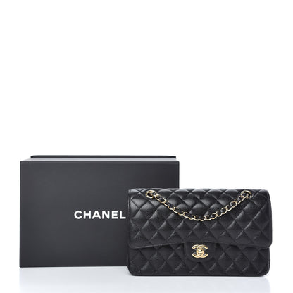 Chanel Caviar Quilted Medium Double Flap Black 11 of 11