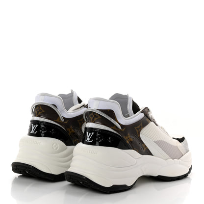 Louis Vuitton Monogram Calfskin Run 55 Sneakers 37.5 White 4 of 11