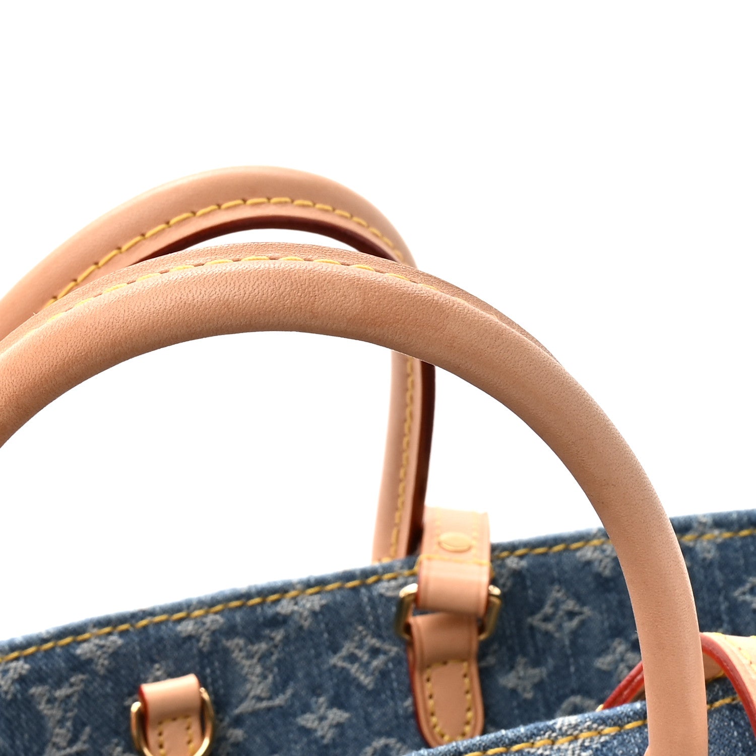 Louis Vuitton Monogram Denim Onthego MM Blue 10 of 10