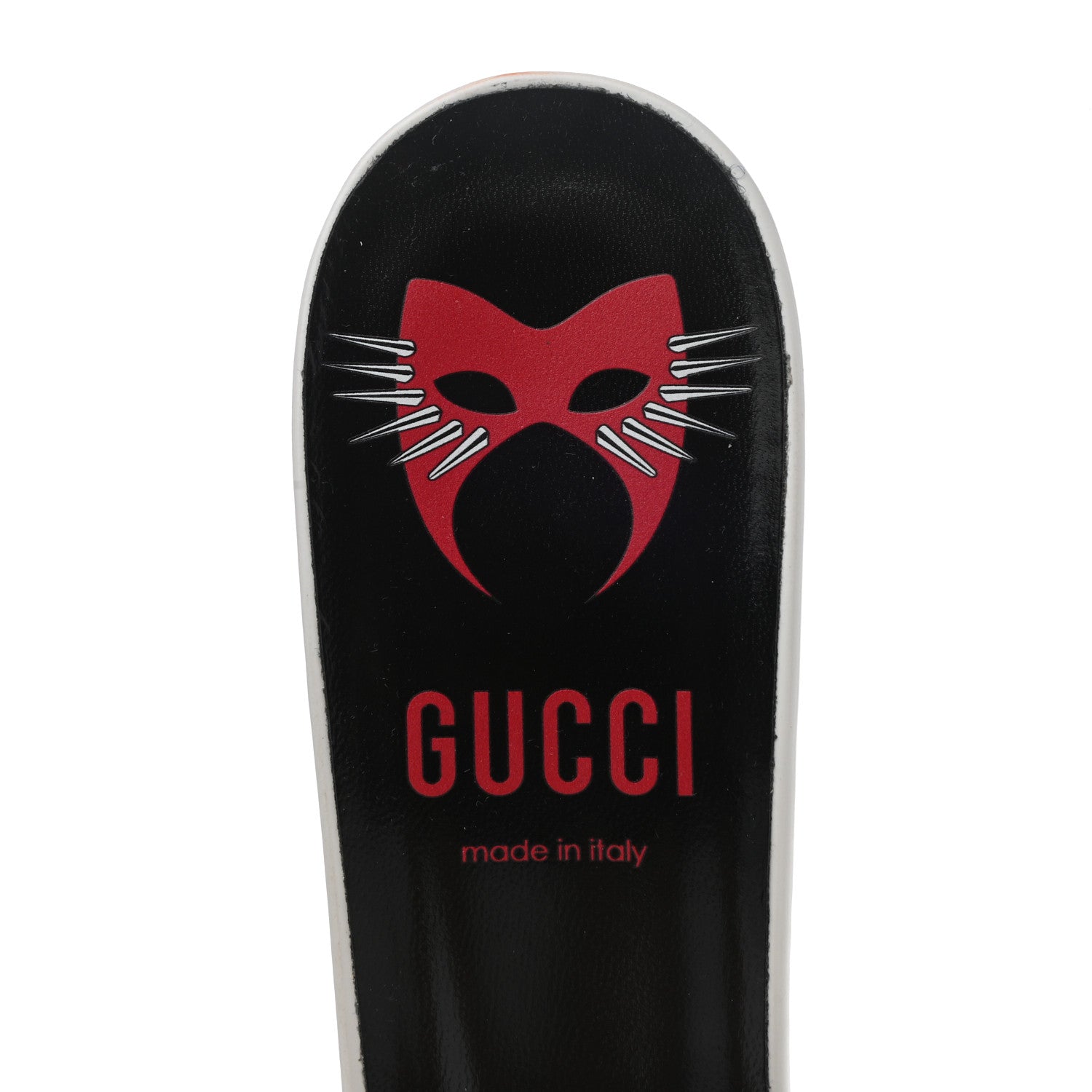 Gucci Polished Calfskin Scarlet High Heel Slide Sandals 41 Great White 7 of 9