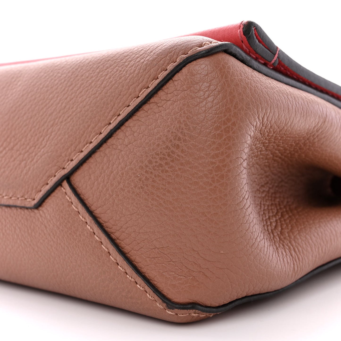 Calfskin Lockme II Chain Bag BB Rose Bruyere