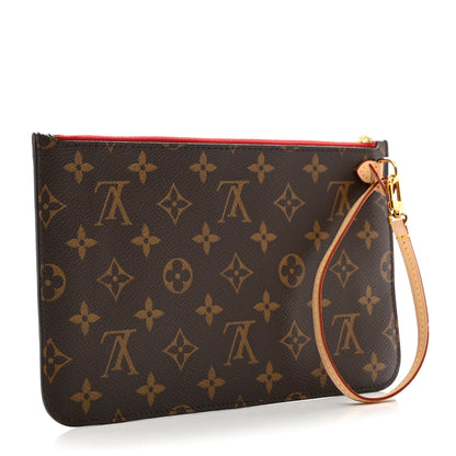 Louis Vuitton Monogram Neverfull MM GM Pochette Cherry 2 of 5