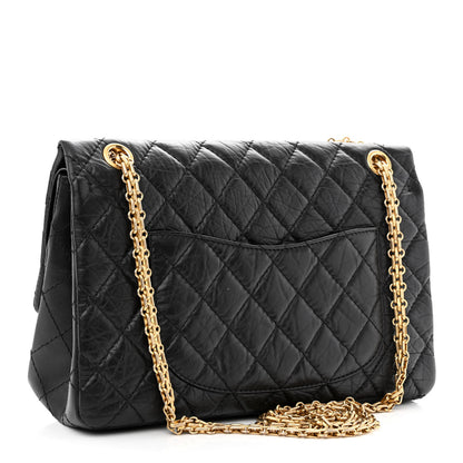 Chanel Aged Calfskin Quilted 2.55 Reissue 226 Flap Black 3 of 10