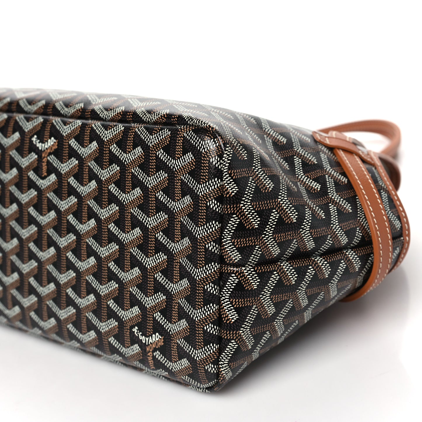 Goyardine Chien Gris Bag Black Gold