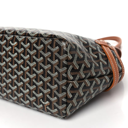 Goyard Goyardine Chien Gris Bag Black Gold 8 of 8