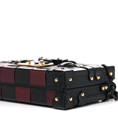 Louis Vuitton Damier Tressage Petite Malle Black 8 of 10