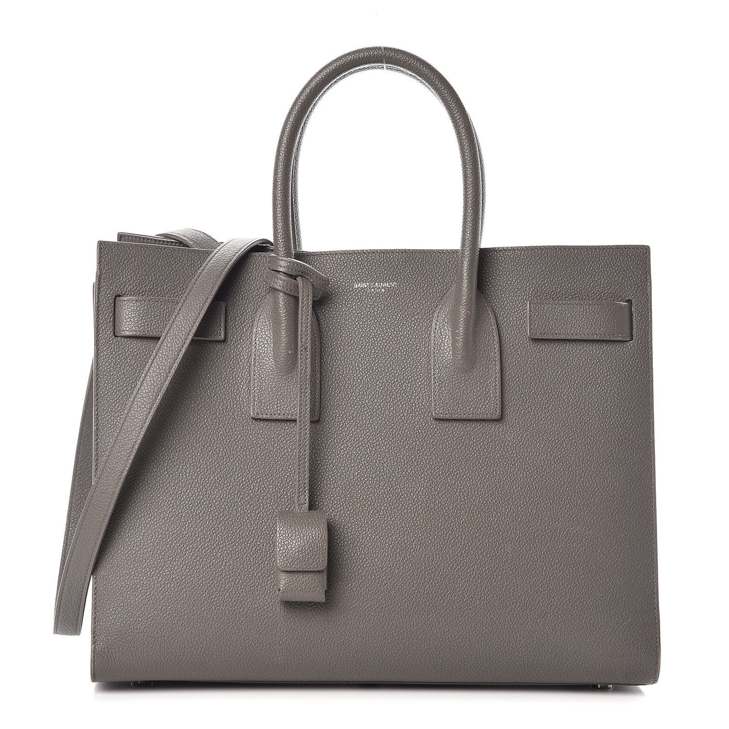 Grained Calfskin Small Sac De Jour Fog