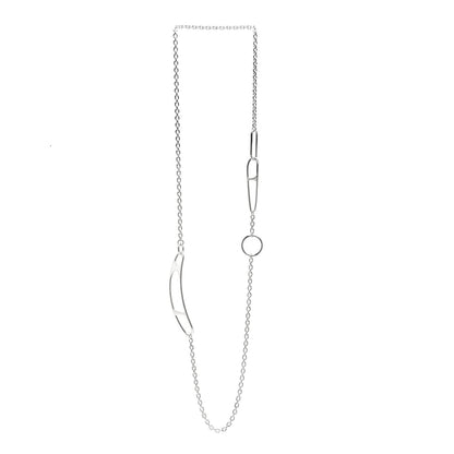 Hermes Sterling Silver Chaine d'Ancre Twist Necklace 3 of 4