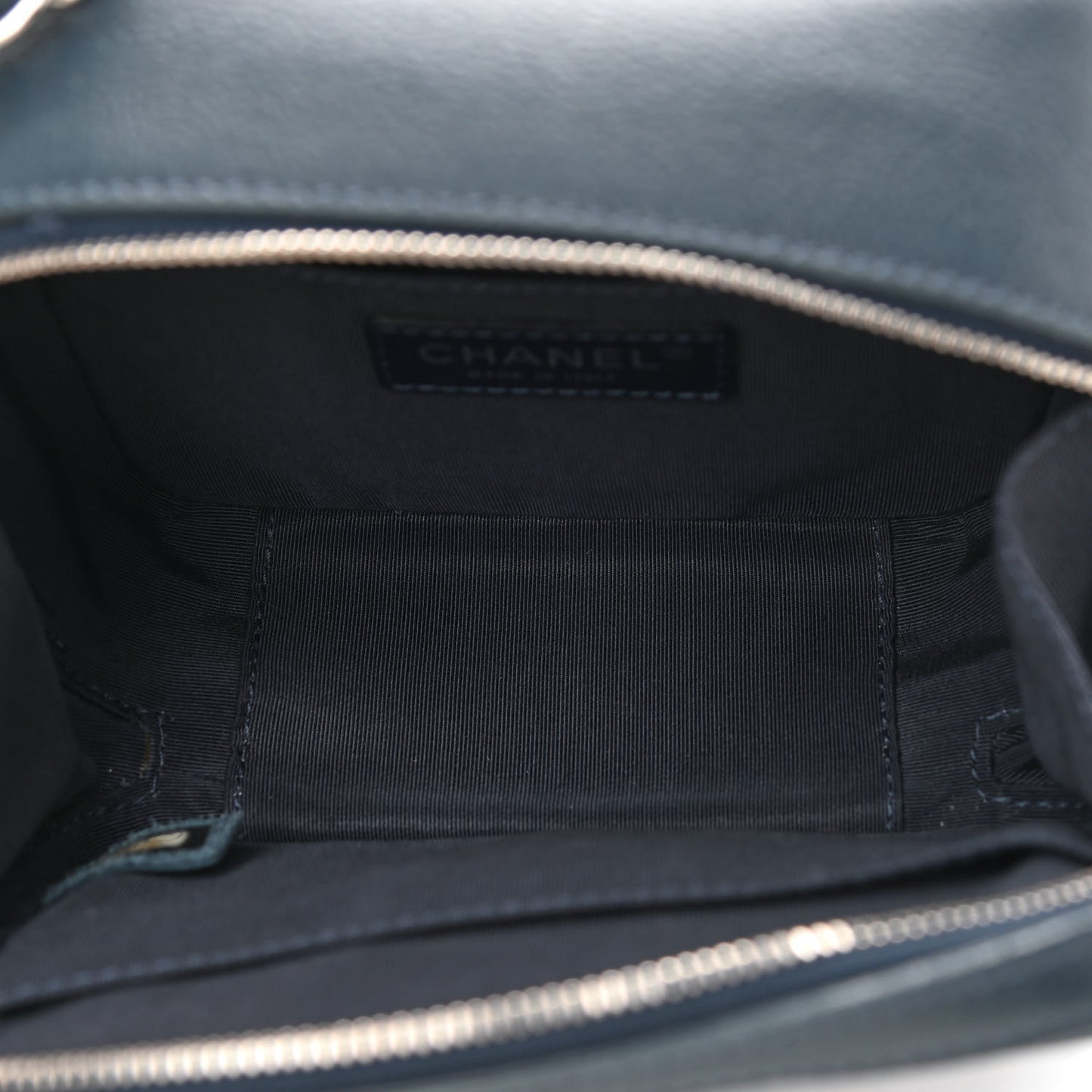 Caviar Quilted Mini CC Box Camera Bag Dark Blue