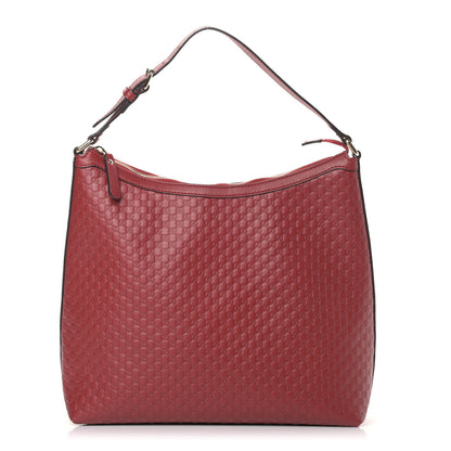 Gucci Soft Microguccissima Margaux Shoulder Bag Red 1 of 12