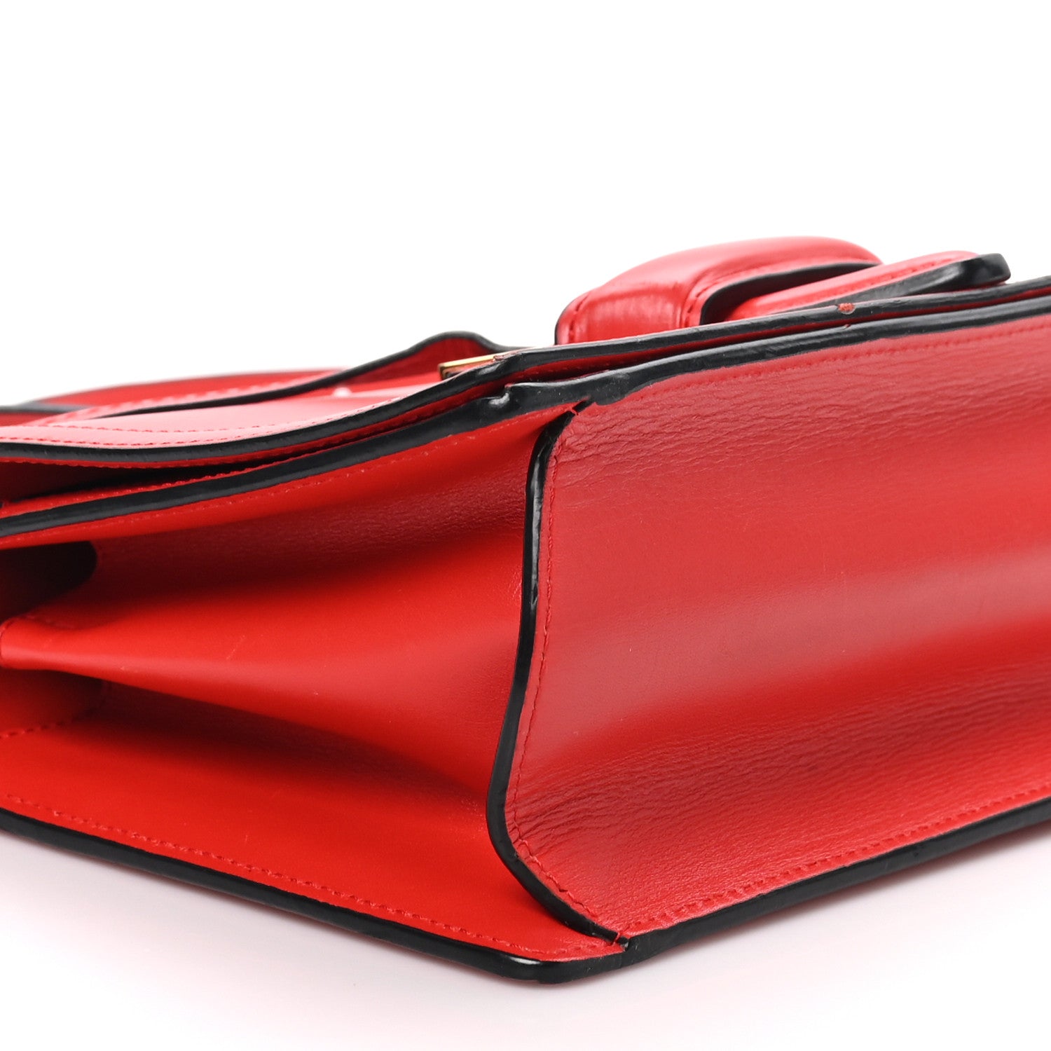 Loewe Calfskin Medium Barcelona Shoulder Bag Red 8 of 10