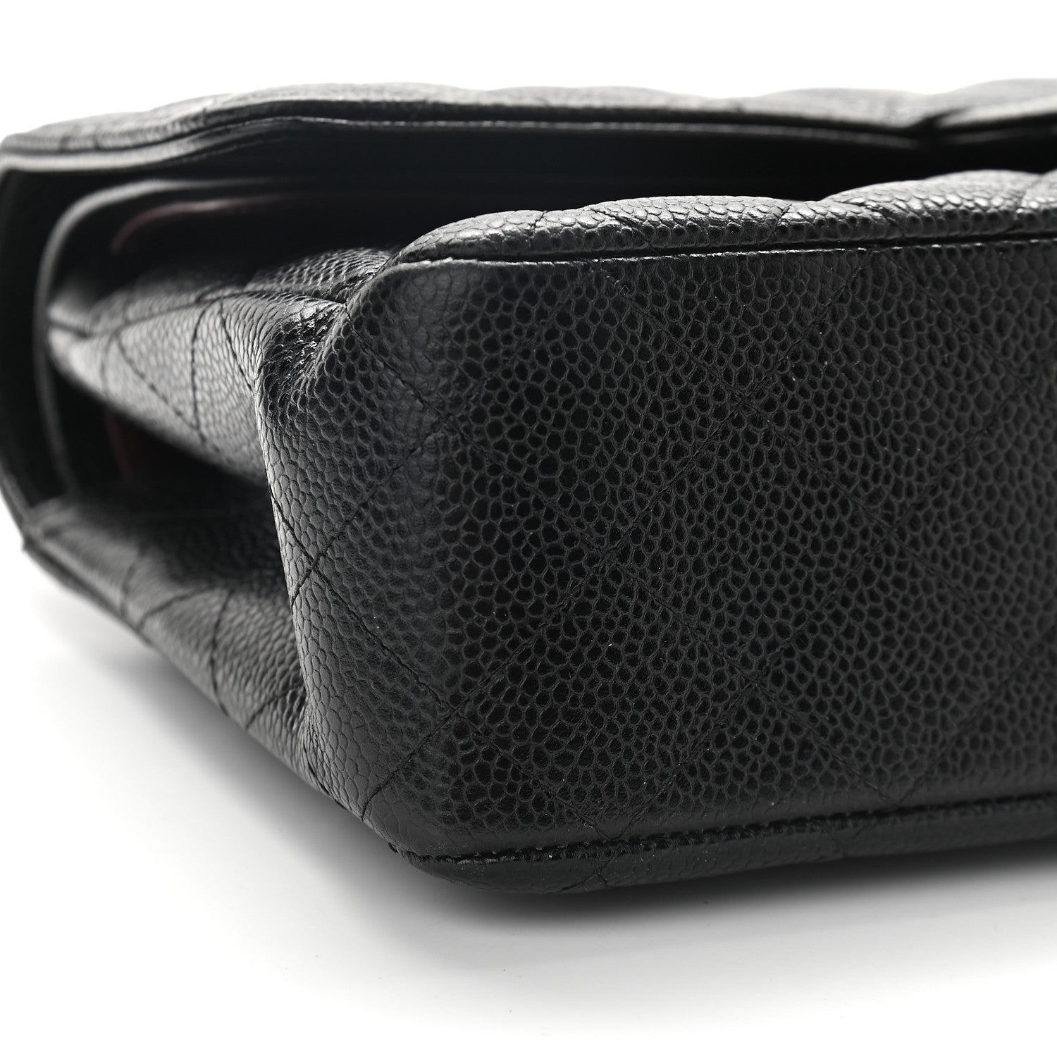 Chanel Caviar Quilted Medium Double Flap Black 8 of 9