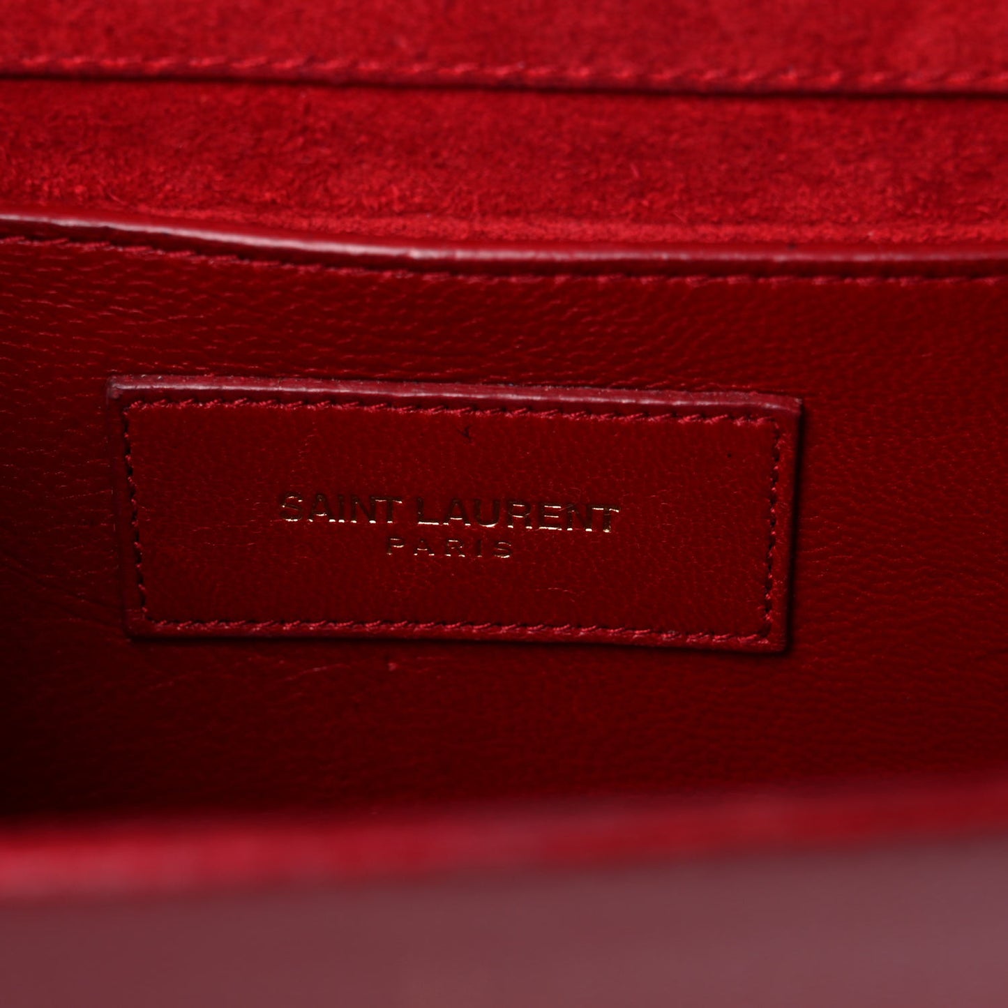 Grain De Poudre Small Monogram Kate Satchel Red