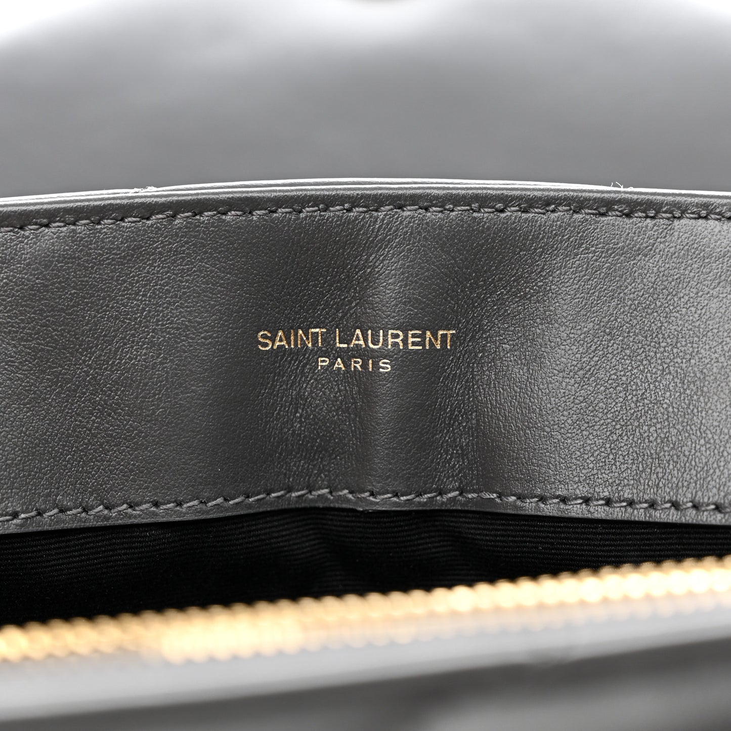Calfskin Y Quilted Monogram Medium Loulou Chain Satchel Storm