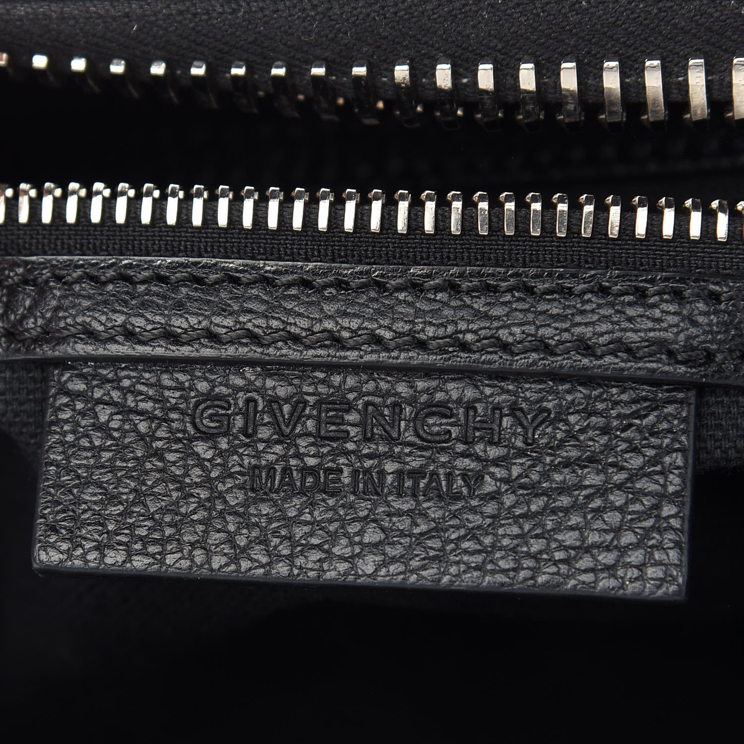 Givenchy Sugar Goatskin Striped Small Antigona Black Red 6 of 9