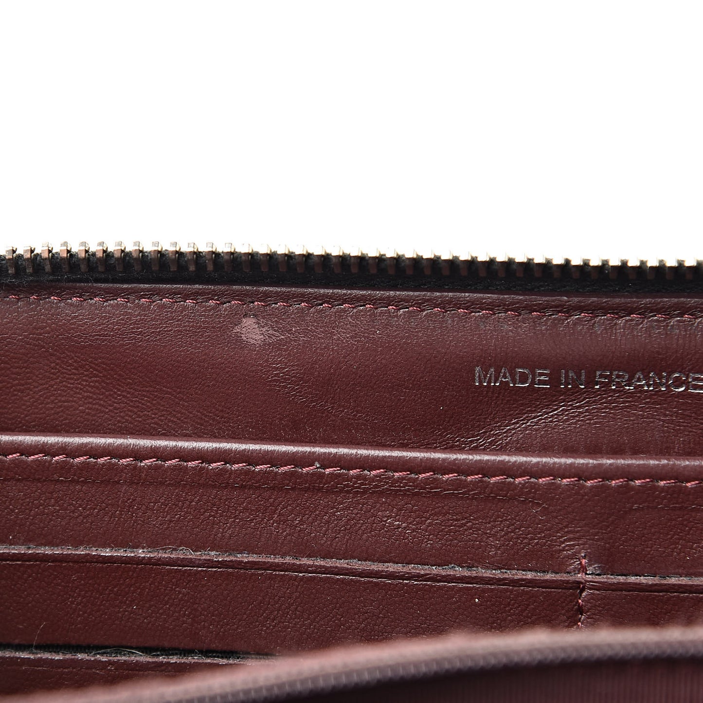 Lambskin Quilted Large Gusset Zip Around Wallet Black