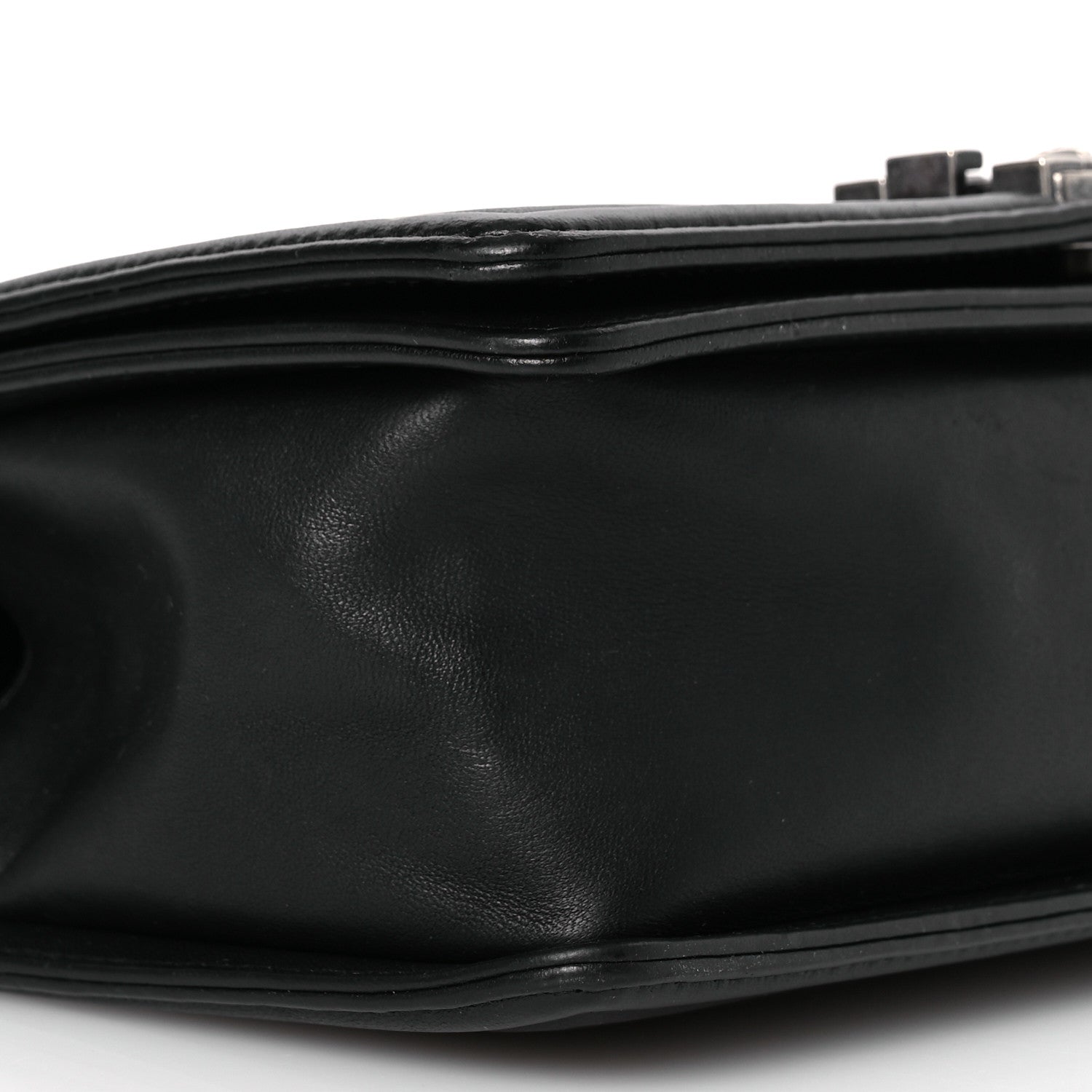 Chanel Lambskin Quilted Medium Boy Flap Black 10 of 12