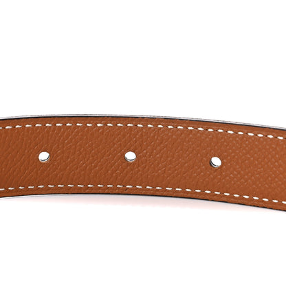 Hermes Swift Epsom 24mm Mini Constance H Belt 80 Black Gold 3 of 4