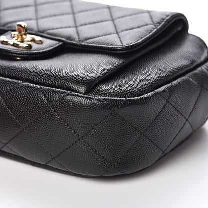 Chanel Caviar Quilted CC Day Camera Case Black 9 of 13