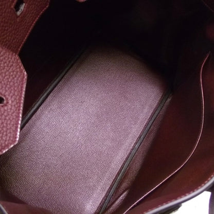 Hermes Taurillon Clemence BIRKIN 35 Plum 8 of 15