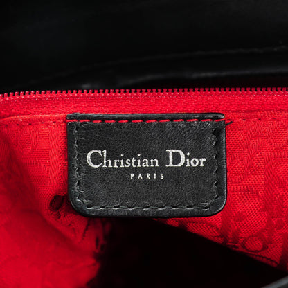Christian Dior Lambskin Cannage Large Lady Dior Black 8 of 9