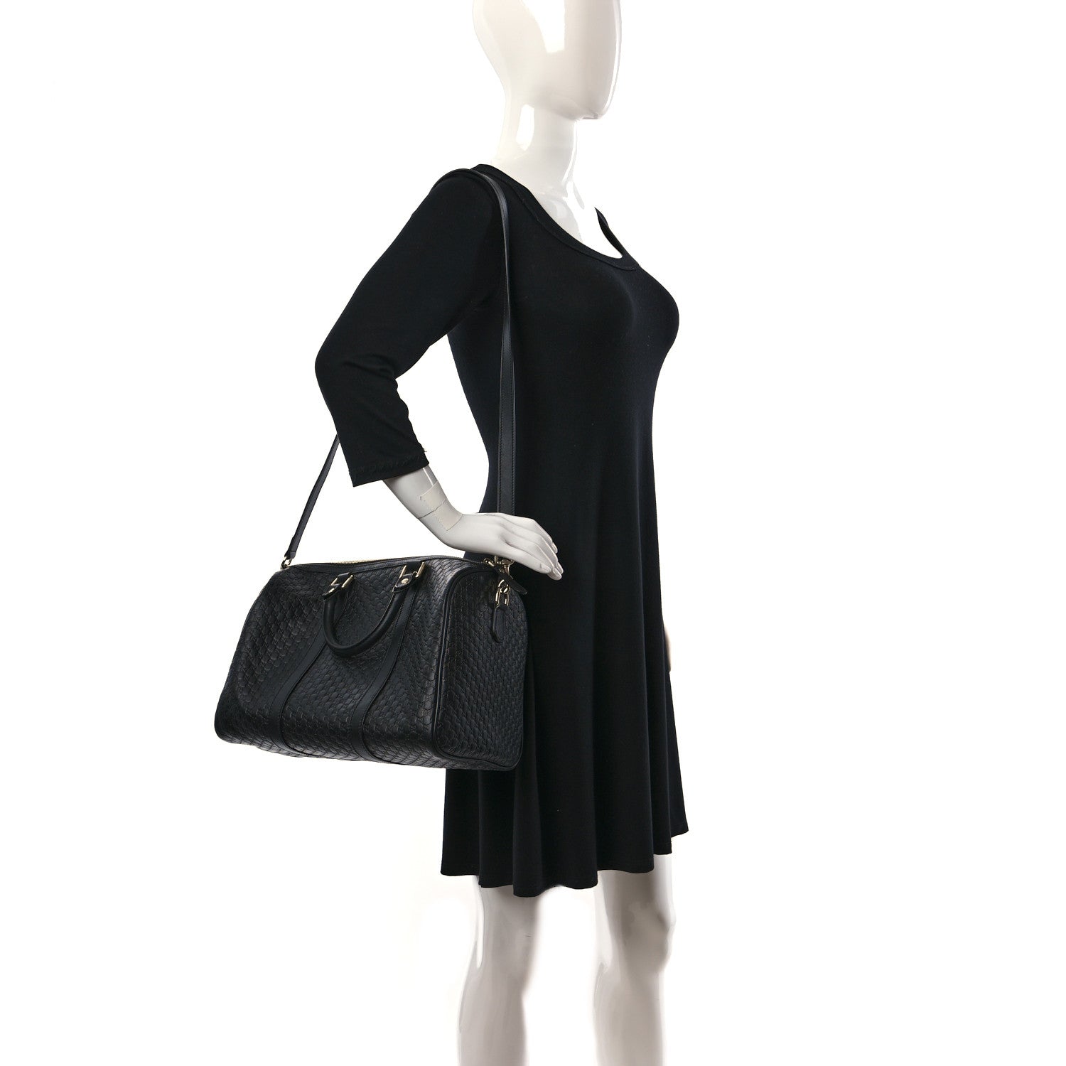 Gucci Microguccissima Medium Joy Boston Black 3 of 11