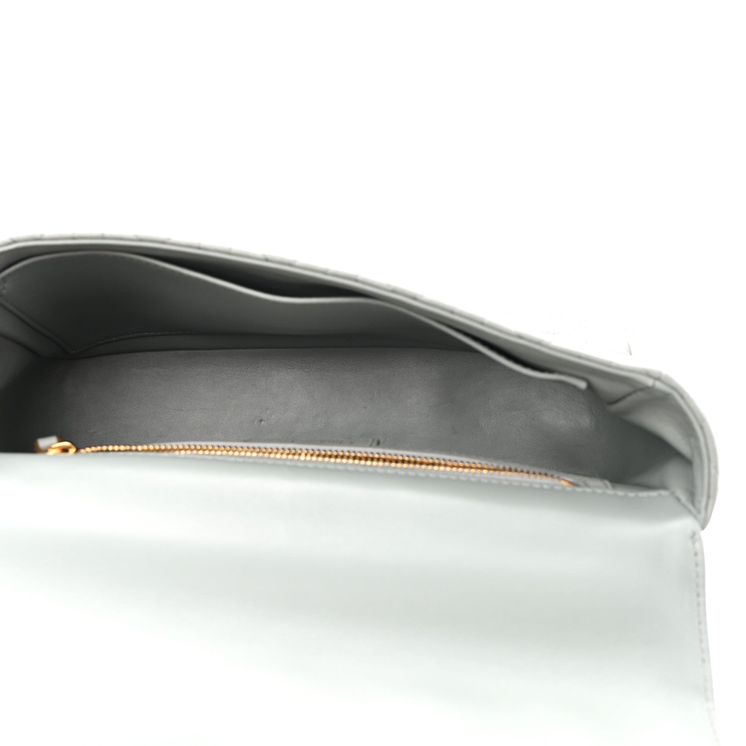 Christian Dior Calfskin Cannage Medium Caro Bag Grey 6 of 10