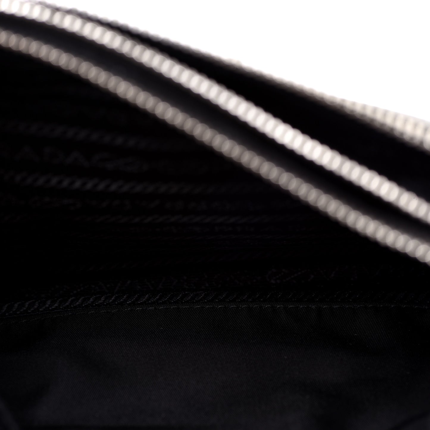Re-Nylon Saffiano Re-Edition 2000 Double Zip Crossbody Bag Black