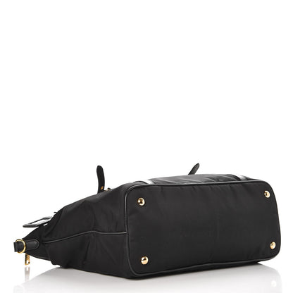 Prada Tessuto Nylon Saffiano Tote Nero Black 4 of 7