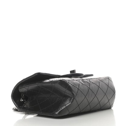 Chanel Aged Calfskin Quilted 2.55 Reissue Mini Flap So Black 4 of 13