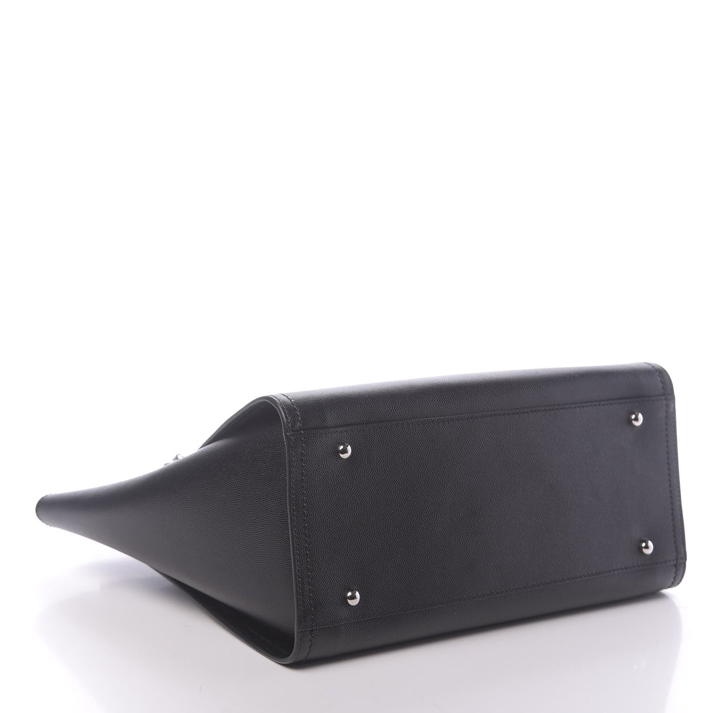 Caviar Small Studded Deauville Tote Black